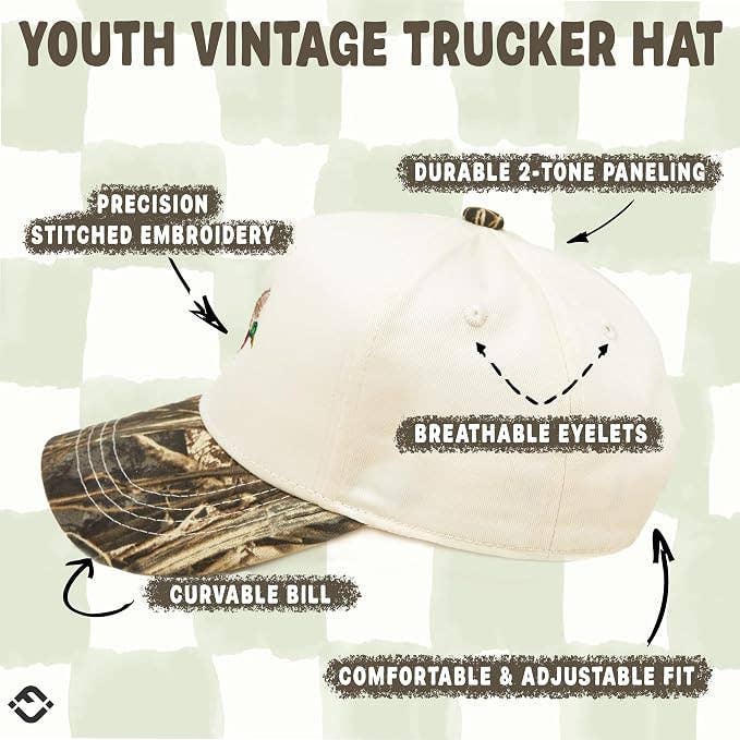 Mallard Duck-Wood Camo/Beige