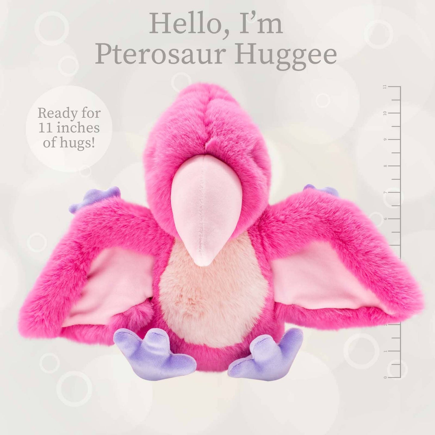 World's Softest Plush Huggee 11 inch - Baby Pterosaur