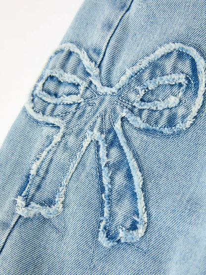Light Wash Relaxed Denim Jeans