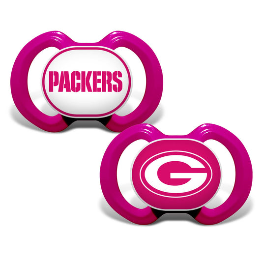 Packers Pink Pacifier 2-Pack
