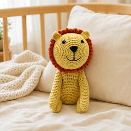 Lullaby Stitch | Lion Rattle
