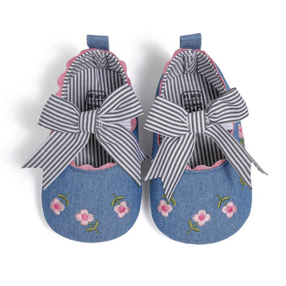 Embroidered Girls Baby shoes