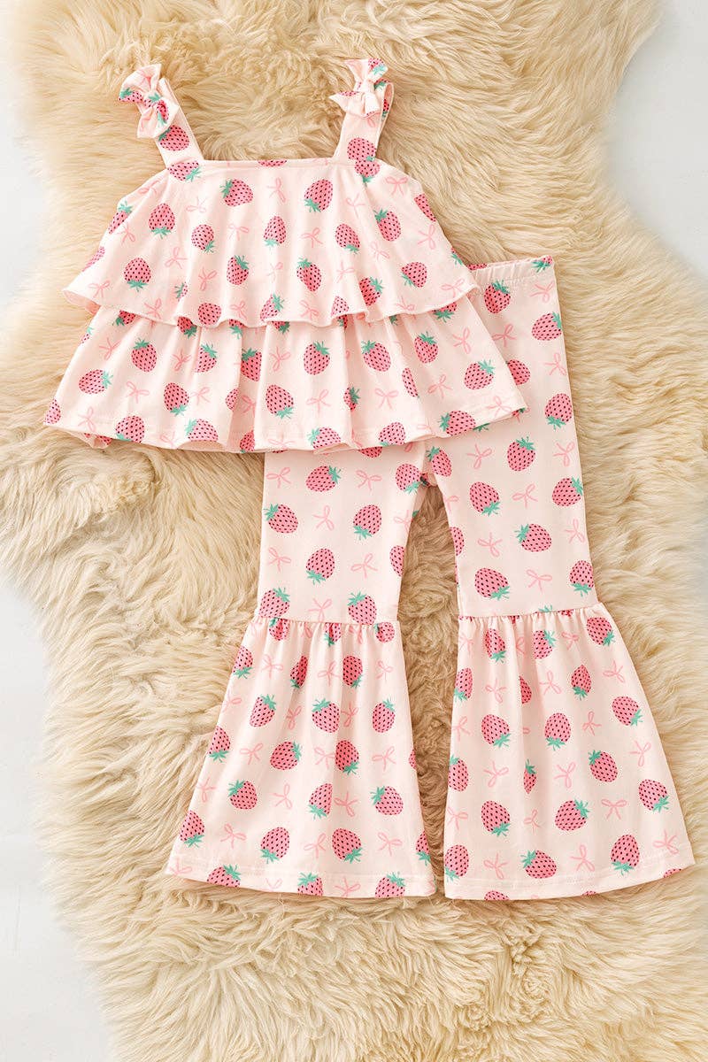 Strawberry tunic & bell bottoms