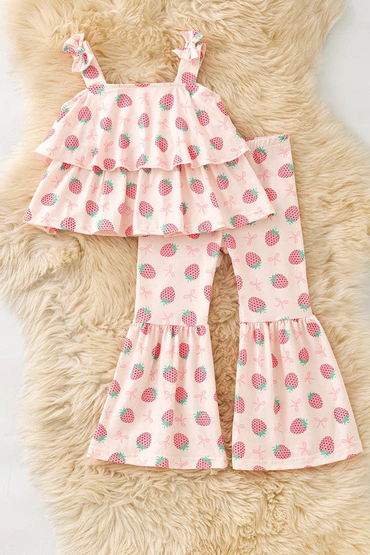 Strawberry tunic & bell bottoms