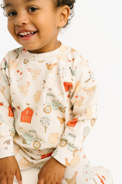 Farm Days Crewneck Set