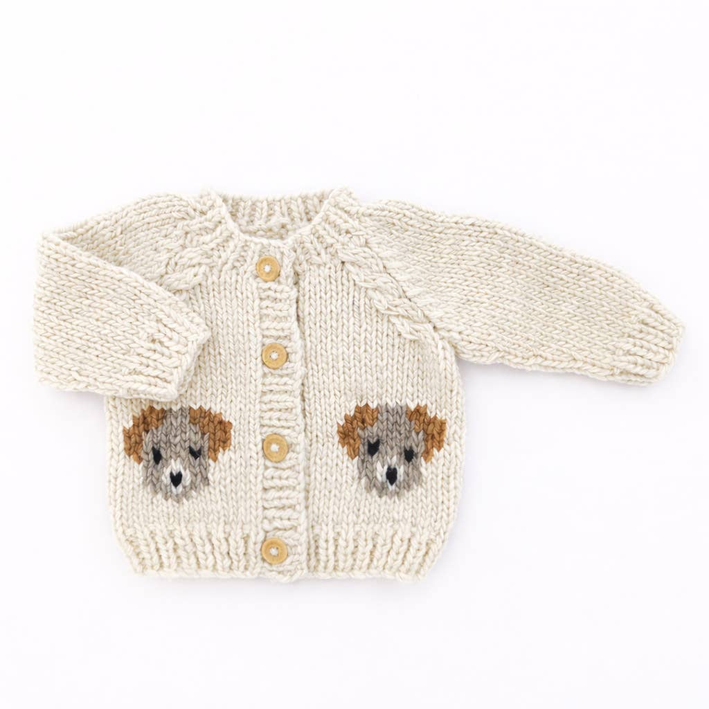 Puppy Cardigan Sweater m