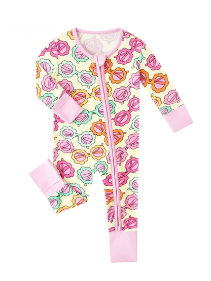 Sassy Shades Bamboo Baby Convertible Zippy Romper