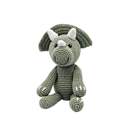 Lullaby Stitch | Triceratops Rattle