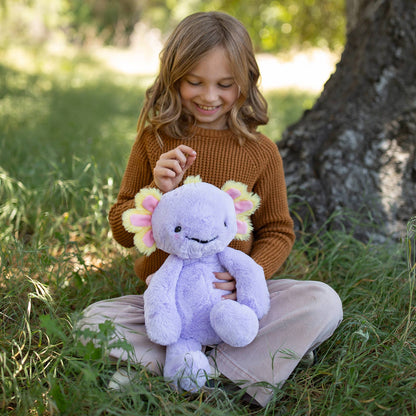 World Softest Plush Lushee 16 inch - Lilac Axolotl
