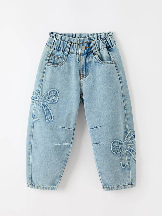 Light Wash Relaxed Denim Jeans