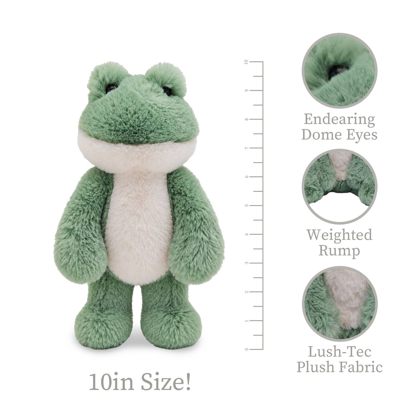 World Softest Plush Lushee 10 inch - Fern Froggy