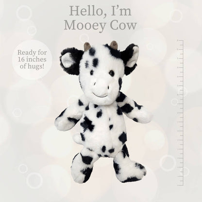World's Softest Lushees 16" - Mooey Cow Plushie for Kids