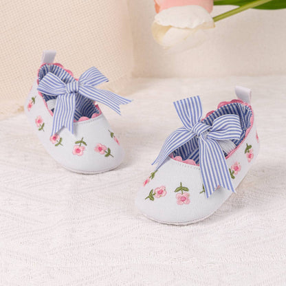 Embroidered Girls Baby shoes