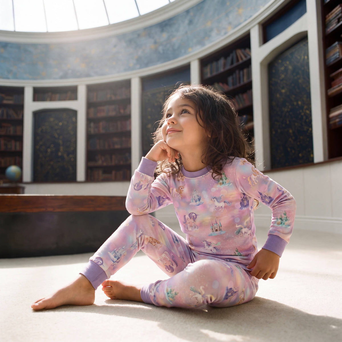 Bamboo Long Sleeve PJ Set Unicorn