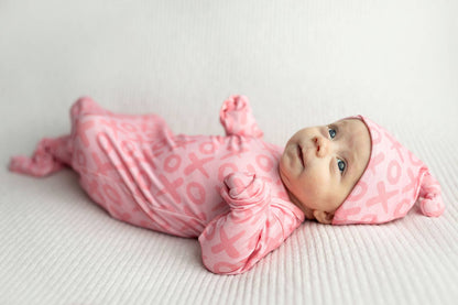 XOXO Love Knotted Newborn Baby Gown