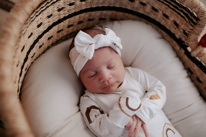 Rainbow Knotted Gown