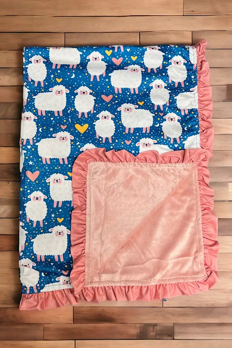 Sheep Baby Blanket | 35x35