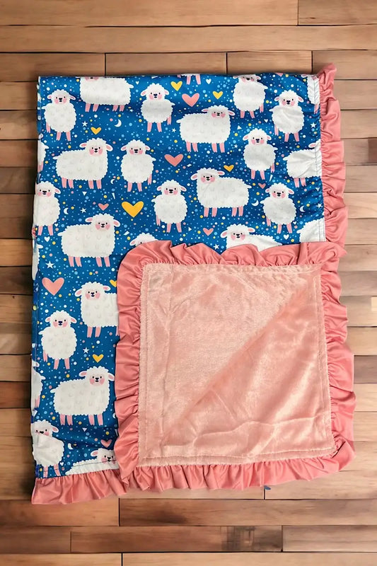 Sheep Baby Blanket | 35x35