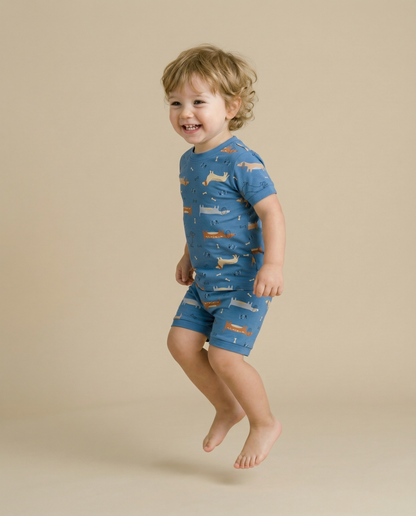 Sausage Dogs Bamboo Short Sleeve PJ's