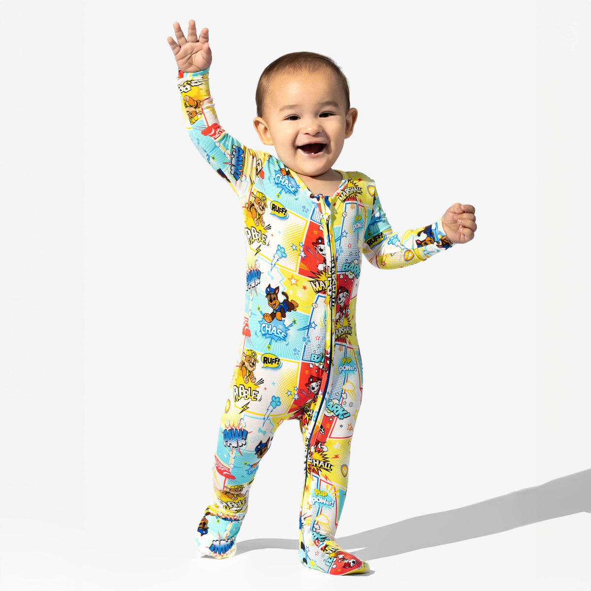 Paw Patrol Comic Pups Bamboo Convertible Footie