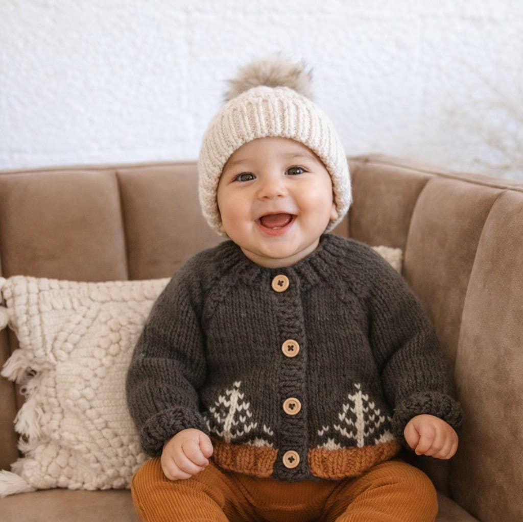 Forest Loden Cardigan Sweater