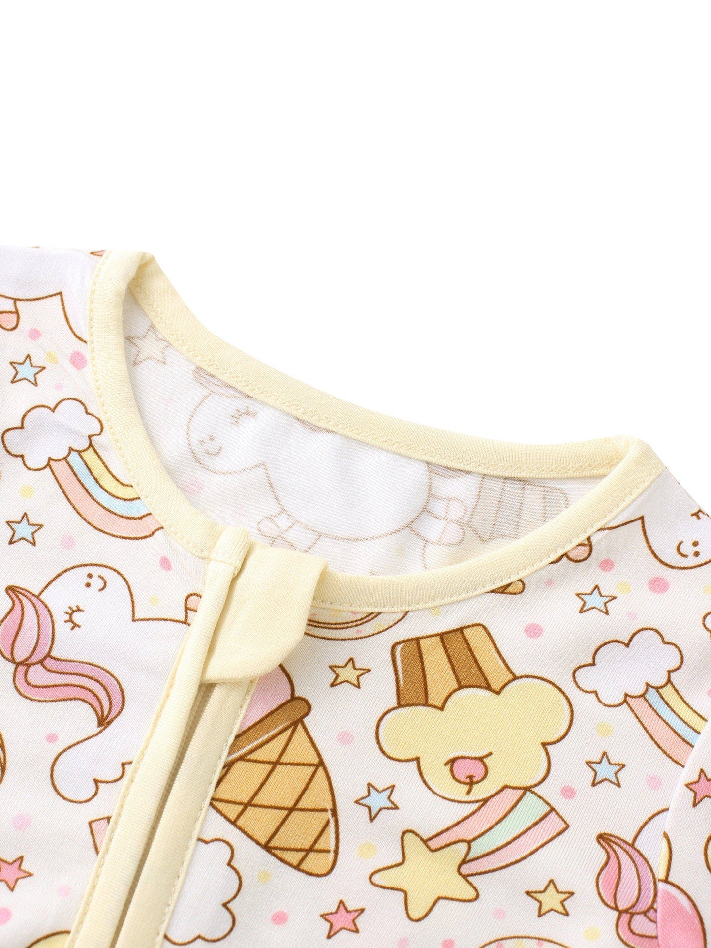 Sweet Treats Bamboo Baby Convertible Zippy Romper