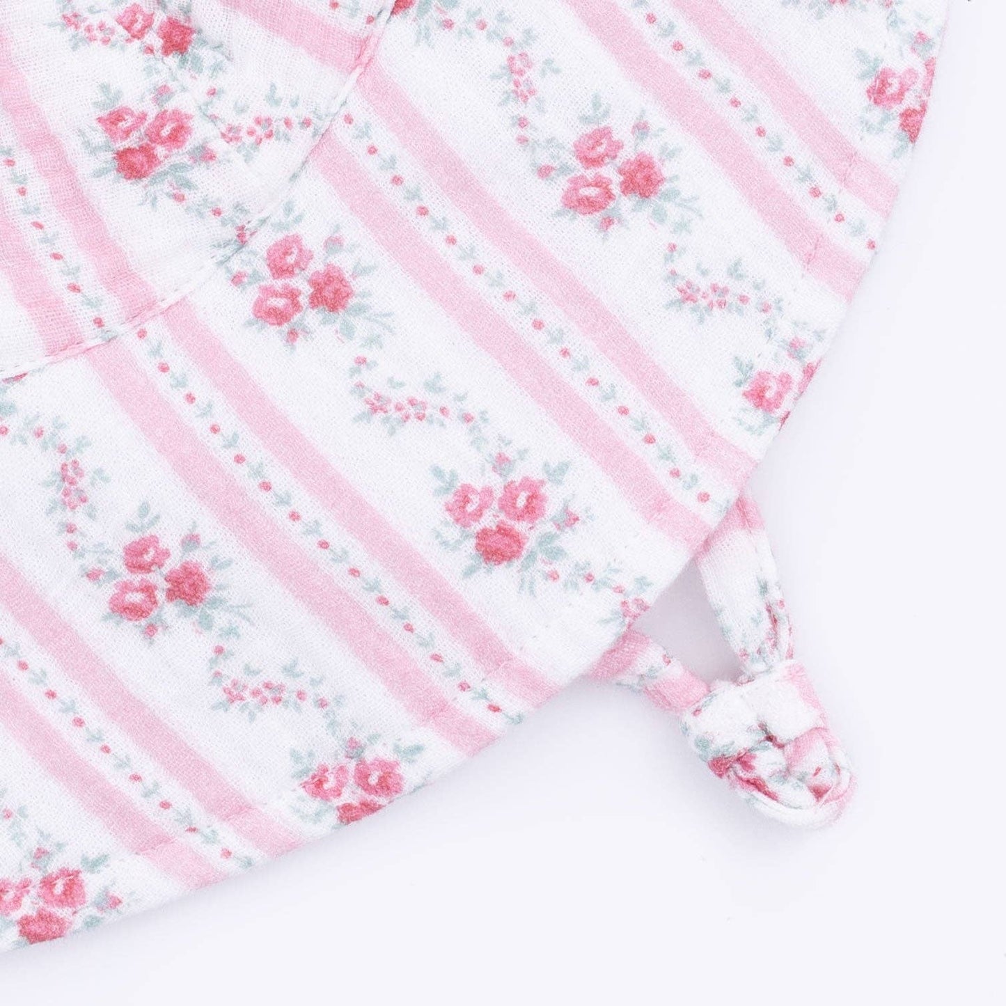 Winding Roses Stripe - Wide Brim Sun Hat
