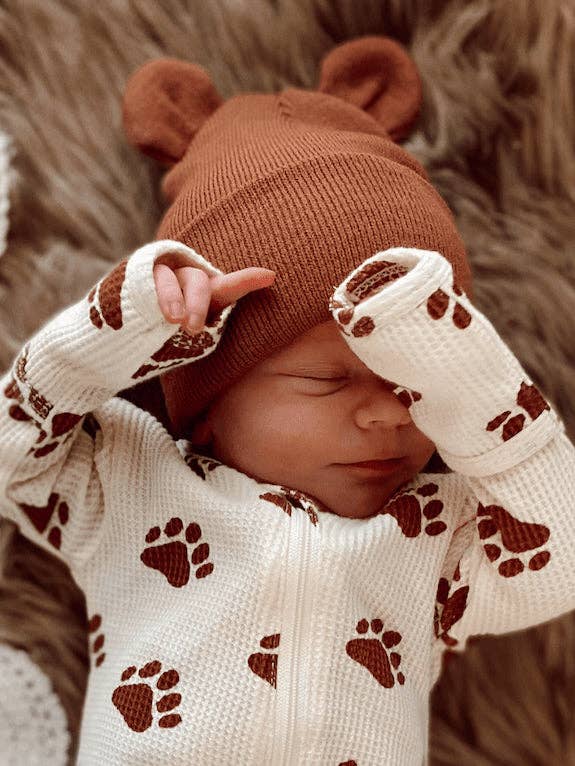 Baby's First Hat, Sandalwood Bear
