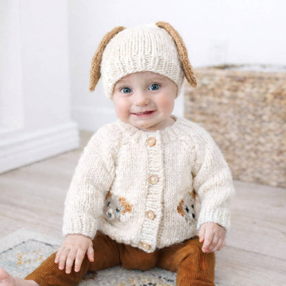 Puppy Cardigan Sweater m
