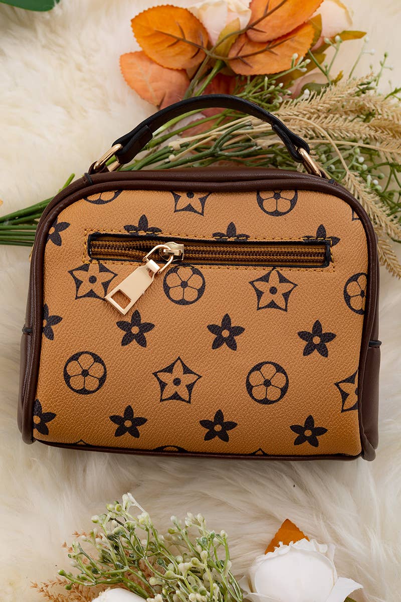 Brown Trim Louis Purse
