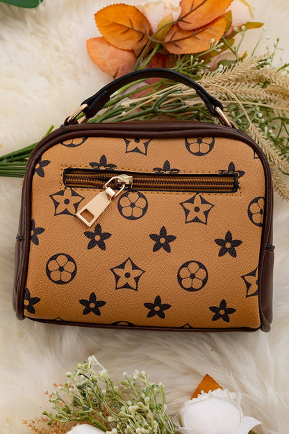 Brown Trim Louis Purse