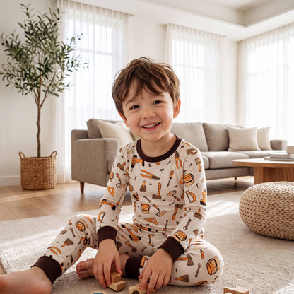 Tool Box Modal Long Sleeve PJ Set