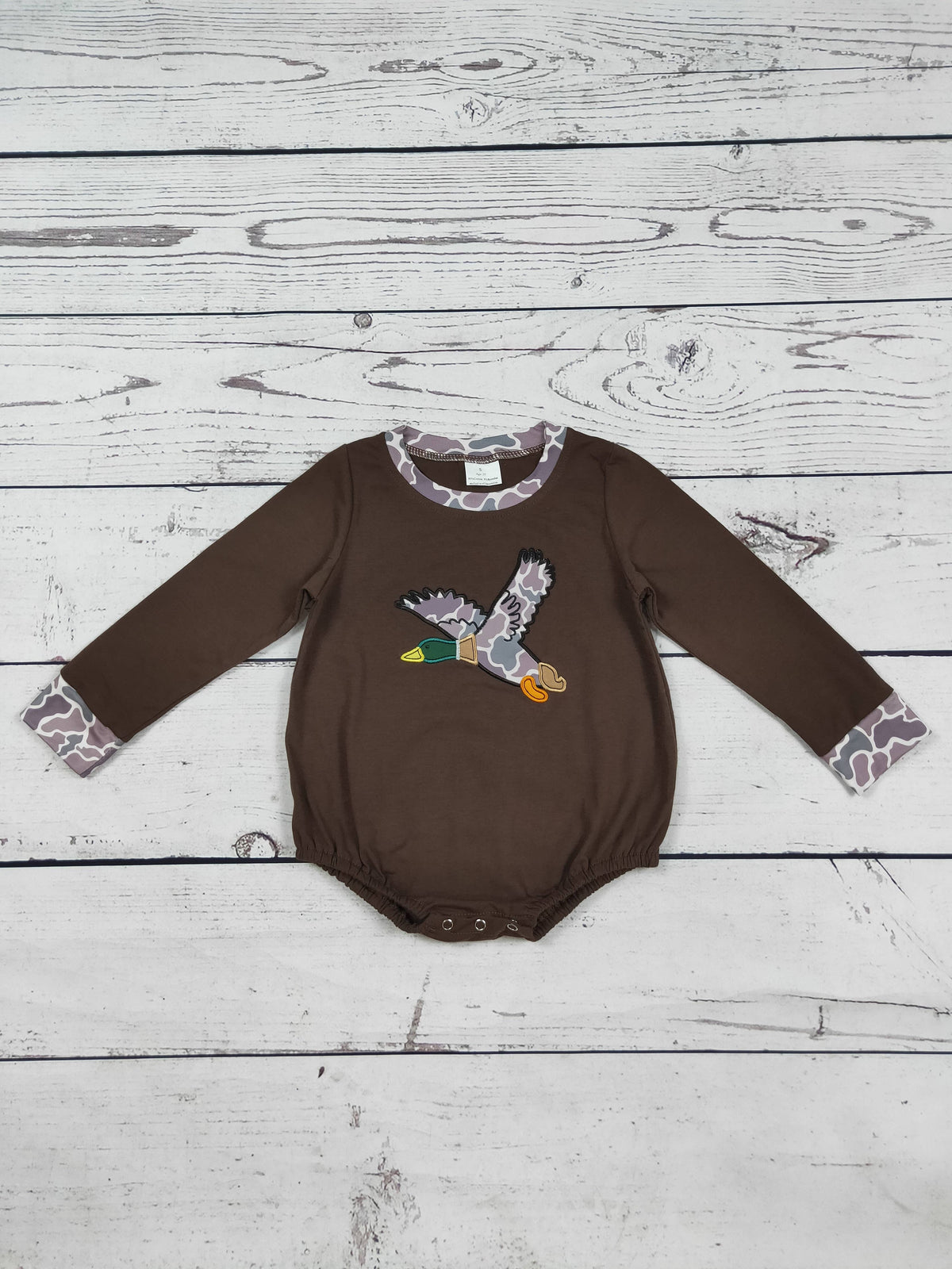 Camo Duck Long Sleeve Bubble